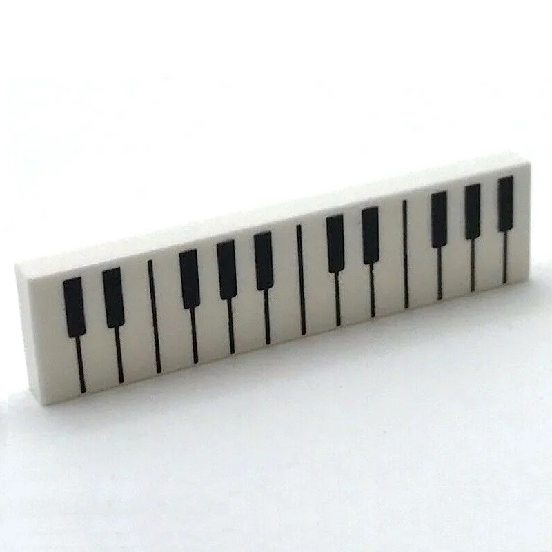LEGO 樂高 21319 白色 1x4 鋼琴 鍵盤 琴鍵 印刷磚 全新品, 配件 平滑磚 音樂 配件 Friend