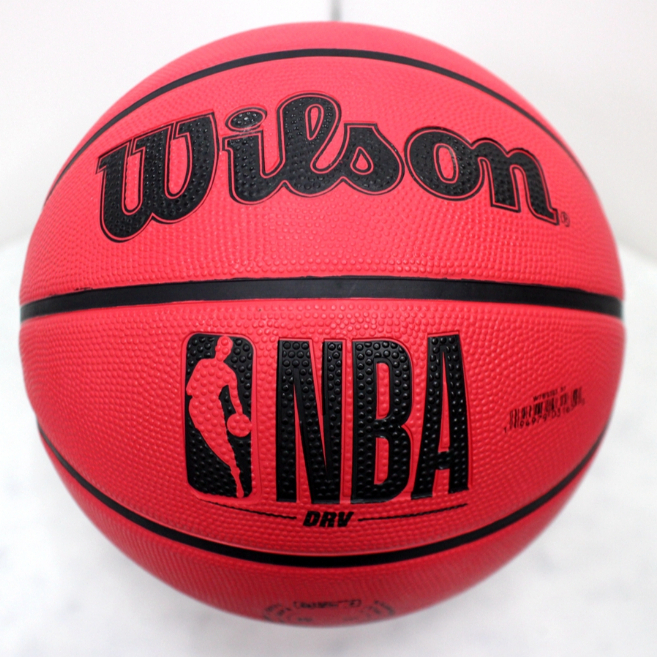 滿千免運🔥 Wilson NBA DRV 男子 深溝 軟橡膠 7號 橡膠 籃球 深溝 耐磨 桃色 WTB9303