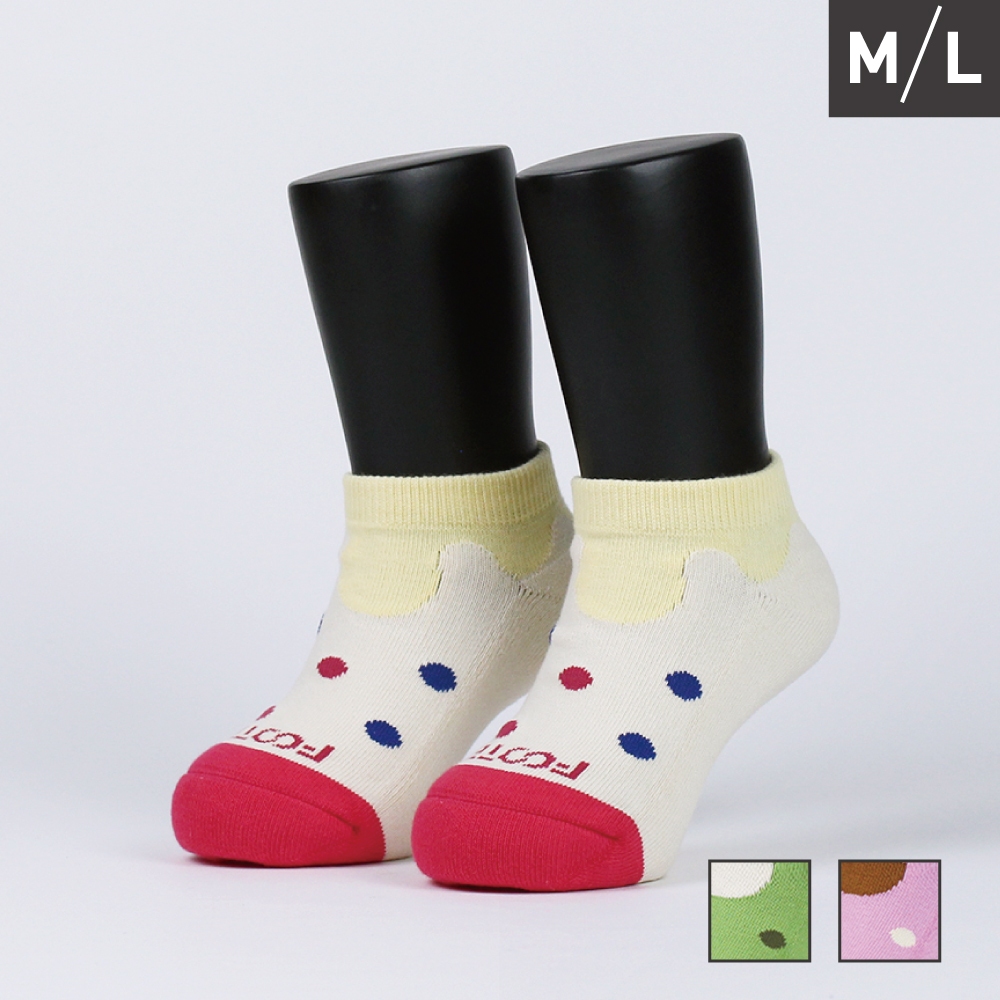 FOOTER 冰淇淋氣墊船短襪(童) 童襪 可愛 小童 機能襪 除臭襪 襪子(ZH201M/L)