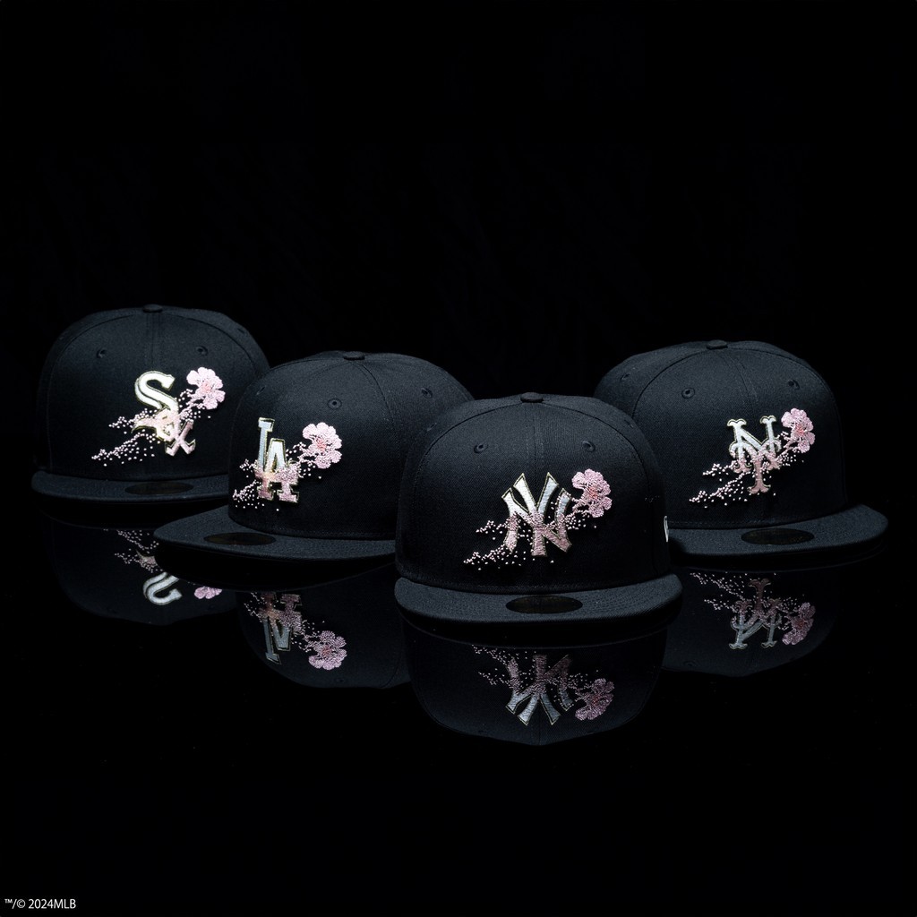 代購 NEW ERA 59FIFT 日本櫻花 漸層粉 電繡 紐約 洋基 大都會 洛杉磯 道奇 芝加哥 白襪 棒球帽 帽子