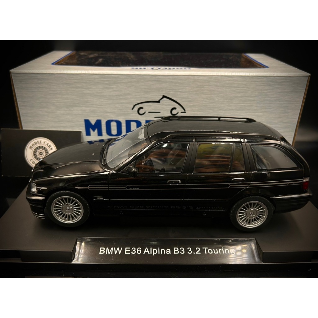 【收藏模人】MCG BMW (E36) Alpina B3 3.2 Touring 1991 黑 1:18 1/18