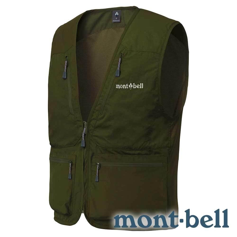 【mont-bell】NATURE GUIDE男多口袋背心『深綠』1103333