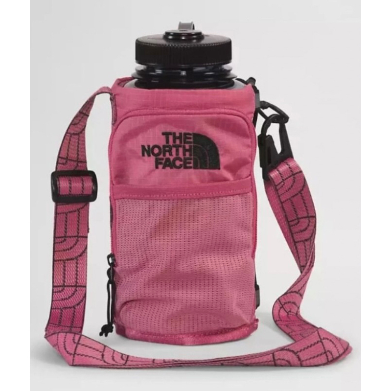 The North Face BOREALIS WATER BOTTLE 北臉 多功能手機水壺側背包 粉色
