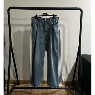 Balenciaga x Adidas 3-stripe baggy jeans