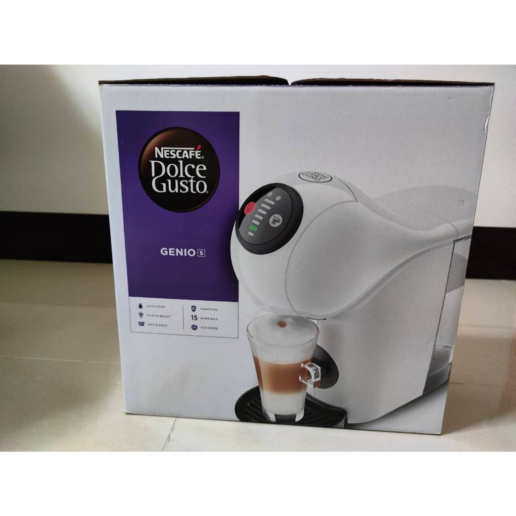 (附膠囊架-玫瑰金)雀巢 Nestle Dolce Gusto 膠囊式咖啡機 Genio S 簡約白 EF1021
