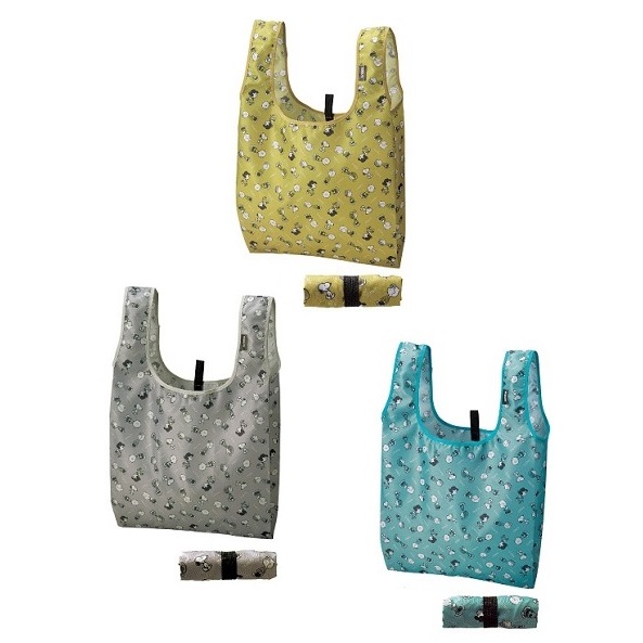 風和屋💖日本正版 SNOOPY 史努比 購物袋 折疊收納袋 手提袋 環保提袋 隨身袋 摺疊 收納 K12