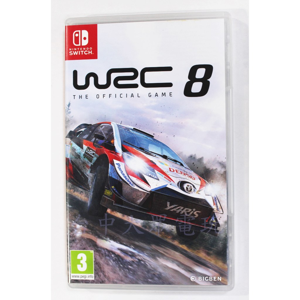 Switch NS 世界越野冠軍賽 8 WRC 8 拉力錦標賽車 (國際版 中文版)**(二手商品)【台中大眾電玩】