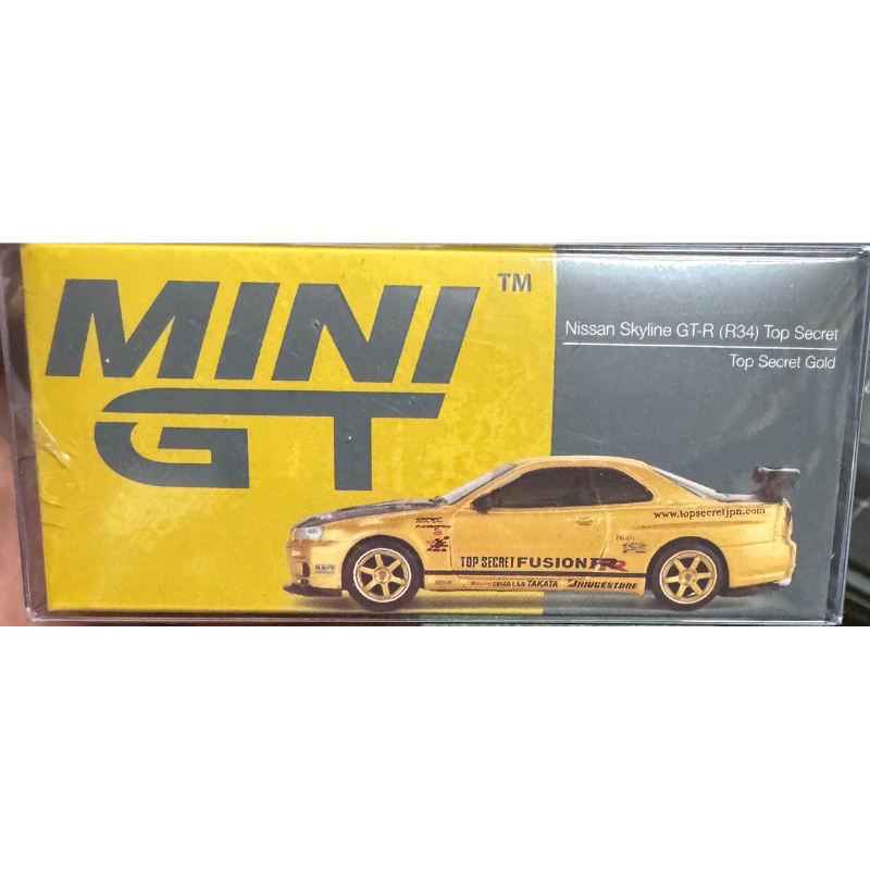 1/64 MINI GT #676 右駕附贈膠盒 Nissan Skyline GT-R R34 Top Secret