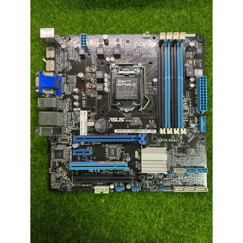 華碩 ASUS B85M-PLUS/BM6AF/DP_MB 1150主機板 B85