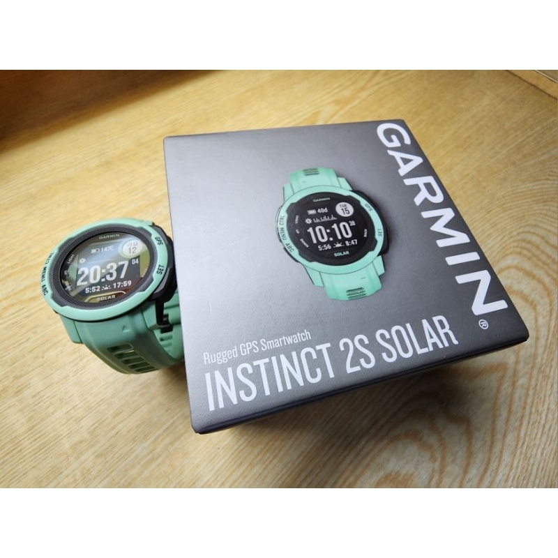 【二手】GARMIN INSTINCT 2S Solar 熱帶綠