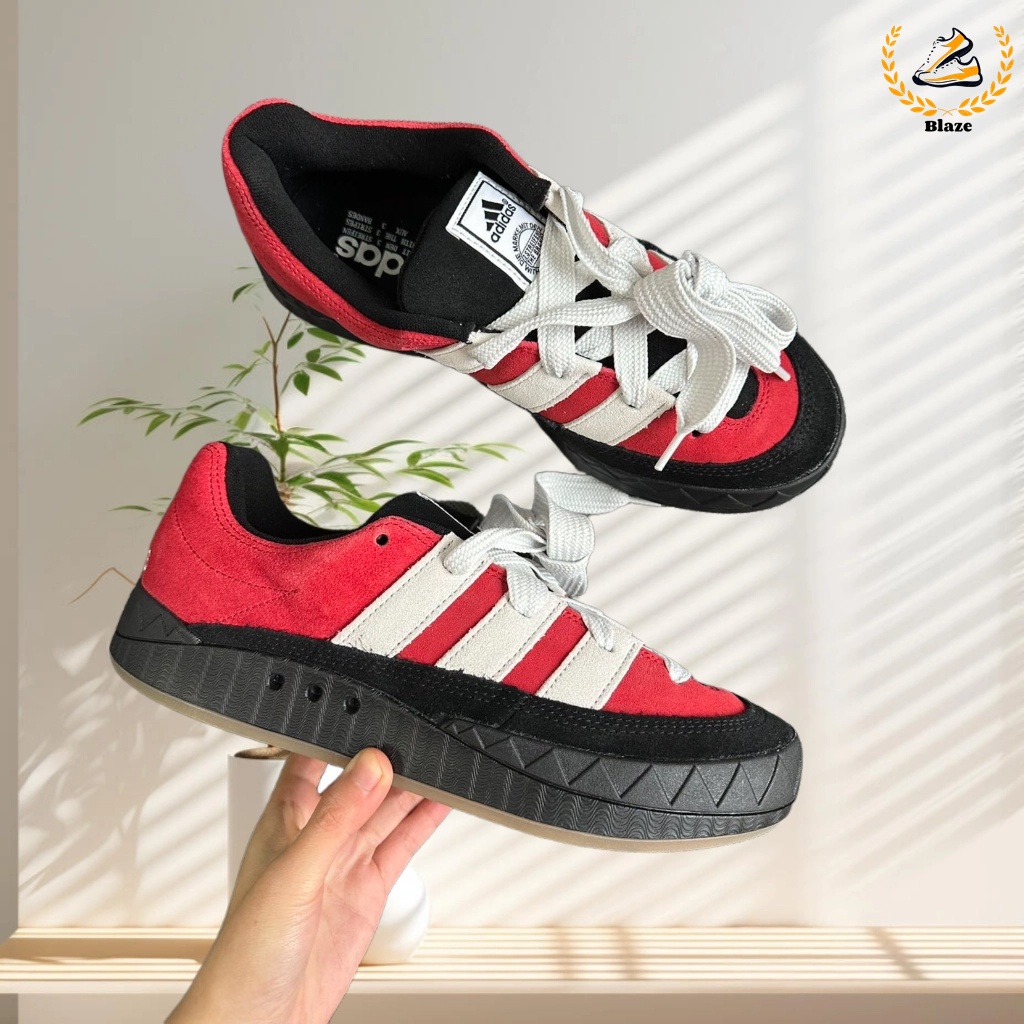 Adidas Originals Adimatic 紅黑白 鯊魚麵包鞋 男女 休閑鞋 GY2093 情侶鞋
