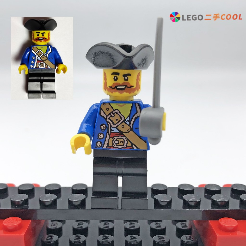 【COOLPON】正版樂高 LEGO 【二手人偶】40597 人偶拆賣 海盜 Pirate pi197
