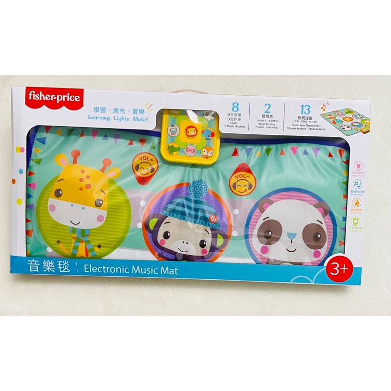 FISHER PRICE 美國費雪 動物遊戲音樂毯 全新未拆