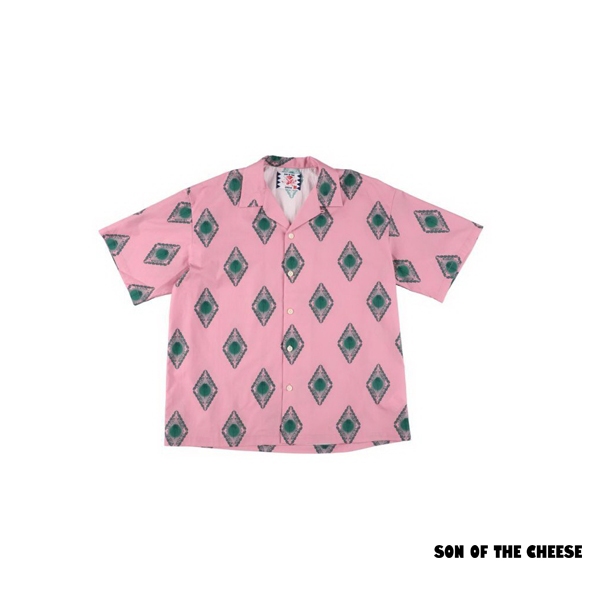 GOODFORIT /日本Son Of The Cheese Emblem Aloha Shirt徽章印花敞領襯衫/兩色