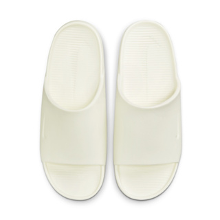 Nike 拖鞋 防水 男 休閒拖鞋 Calm Slide SAIL 麵包鞋 柔軟 舒適 好穿 白 FD4116100