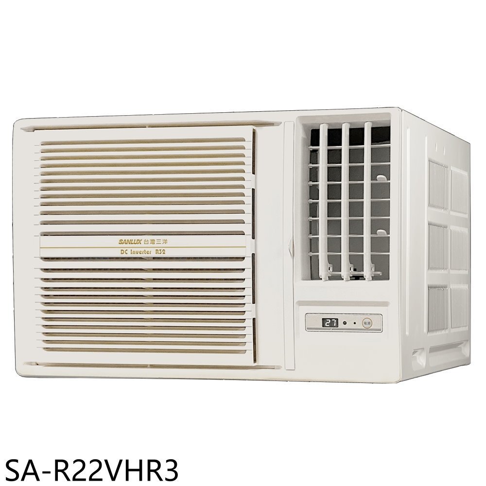 SANLUX台灣三洋【SA-R22VHR3】R32變頻冷暖右吹窗型冷氣(含標準安裝) 歡迎議價