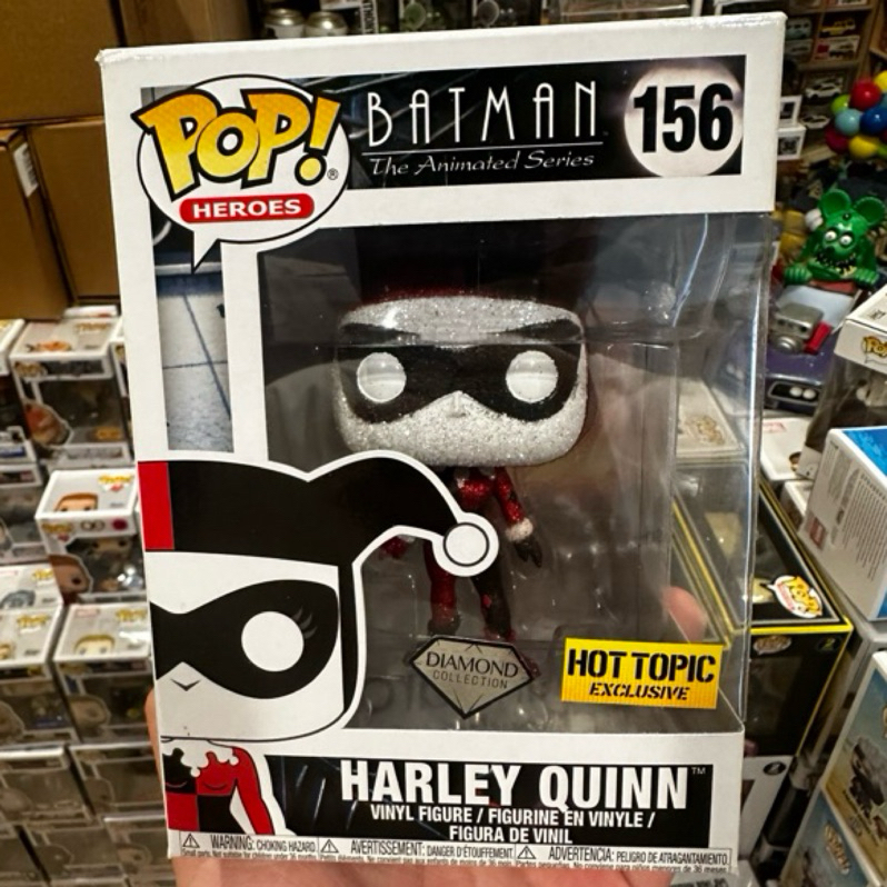 -傑卡玩具- Funko pop 156 Batman蝙蝠俠 鑽石版小丑女 Harley Quinn