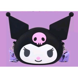 Q版斜跨包 庫洛米斜揹包 庫洛米 布丁狗 Hello Kitty 小叮噹 零錢包 矽膠零錢包 矽膠零錢包 三麗鷗