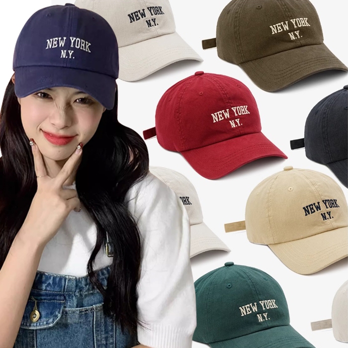 多款多色 ins韓系簡約風字母刺繡鴨舌帽 美式復古 網紅時尚 造型設計棒球帽73840
