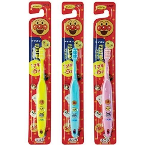 日本帶回 麵包超人 ANPANMAN 正版 現貨 Lion 兒童牙刷 1.5-6歲 粉彩 多色隨機 牙刷 清潔 刷牙