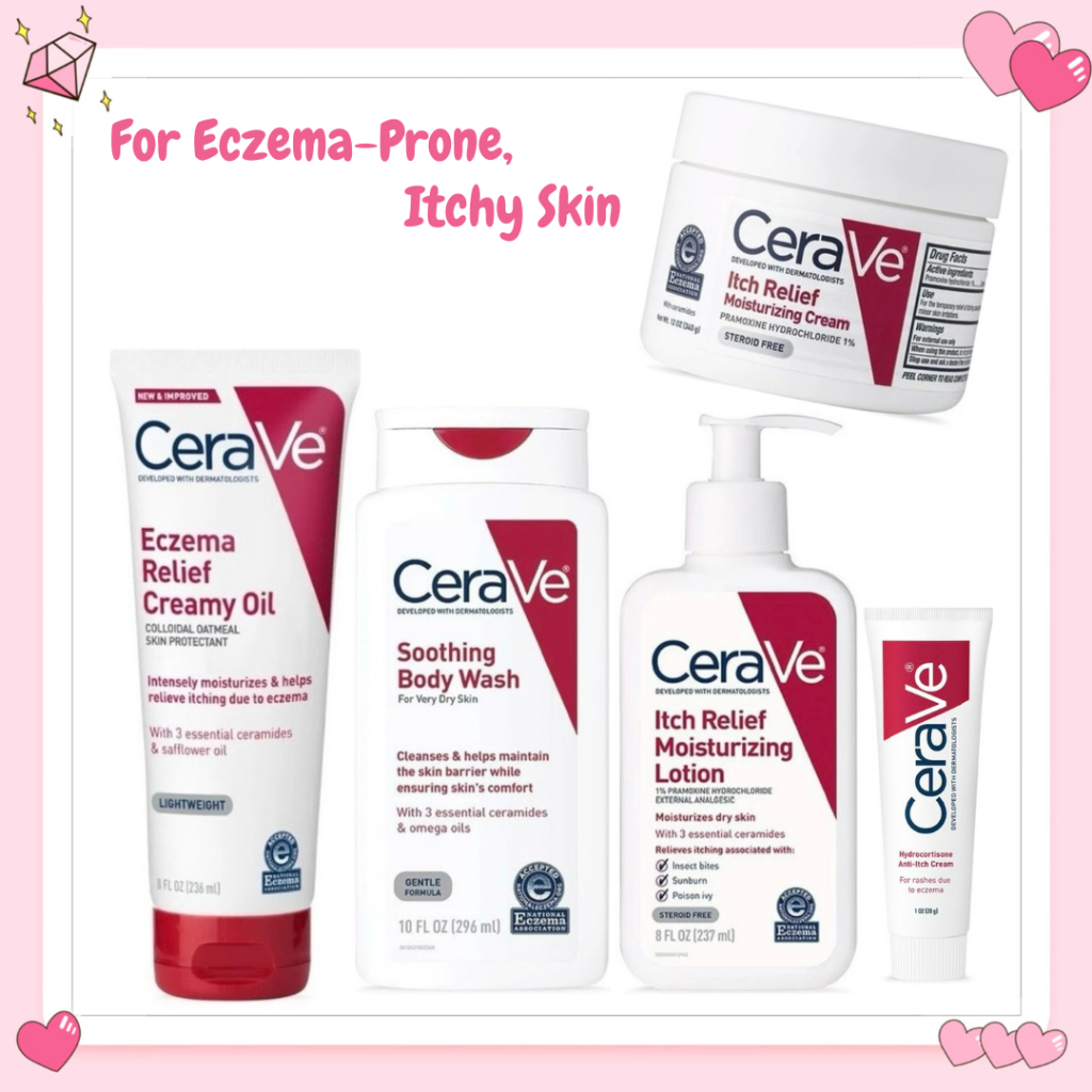 現貨 CeraVe Eczema Itch 濕疹 止癢 乳霜油 膠體燕麥 乳液 沐浴露 保濕 乳膏 乳霜 無香精