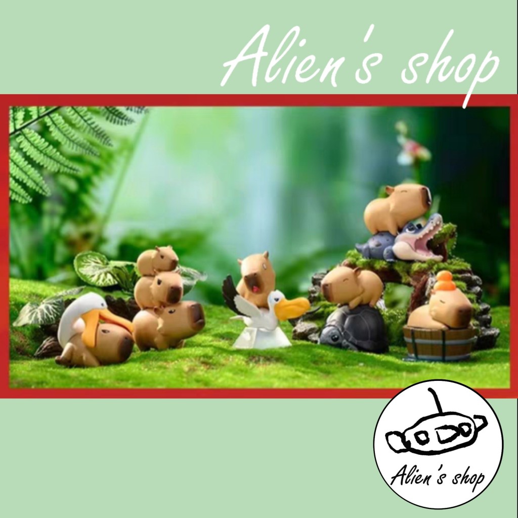 (Alien's shop)正版 現貨 盒玩 動物星球 卡皮巴拉