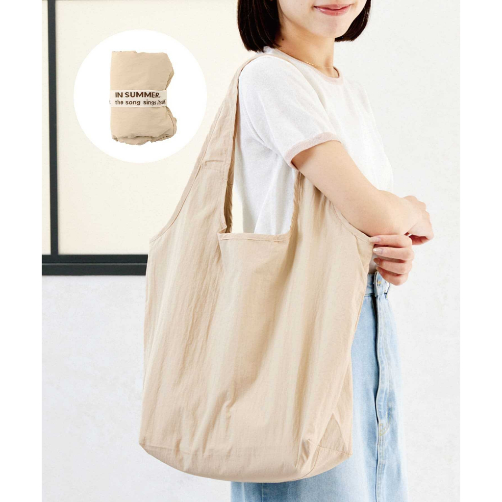 【3COINS】無印風 可收納式購物袋 保冷購物袋 購物袋