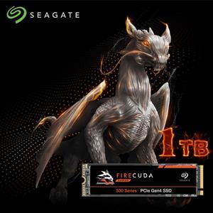 希捷 SEAGATE FireCuda 530 1TB (ZP1000GM3A013) G4×4 PCIe 讀7 , 3