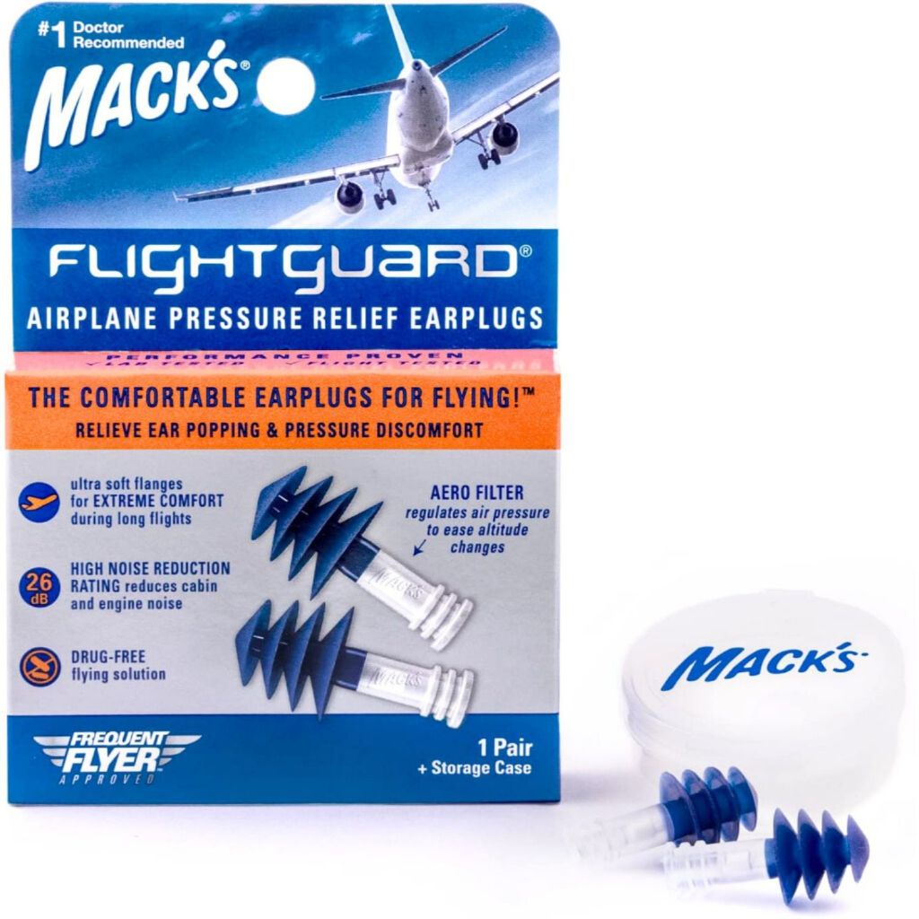 Mack's Flightguard 飛行耳塞 降噪26dB 耳壓力緩解避免耳痛 飛機耳塞 出國旅行 Macks #17