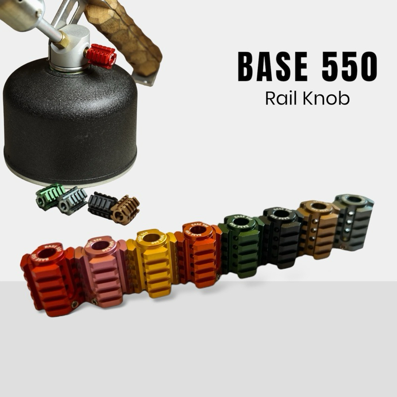 BASE 550 Rail Knob / BASE 550 戰術魚骨旋鈕 (Soto ST-310/340)