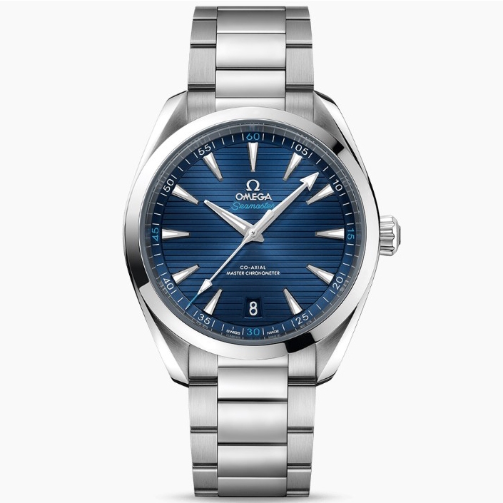 OMEGA 220.10.41.21.03.001 歐米茄 AQUA TERRA手錶 41mm 海馬150 藍面 鋼錶帶