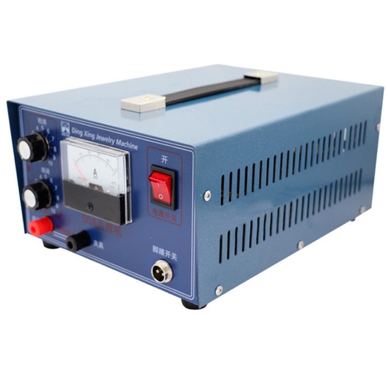 首飾點焊機50A大功率 小型首飾焊接機 金銀銅鐵點焊機 免焊粉免焊條 金銀焊接 碰焊機 脈衝鐳射焊接機