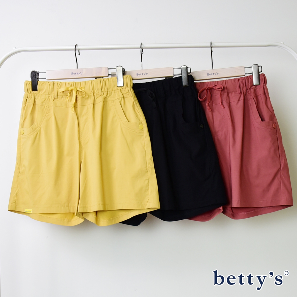 betty’s貝蒂思(05) 素面綁帶修身短褲(共三色)