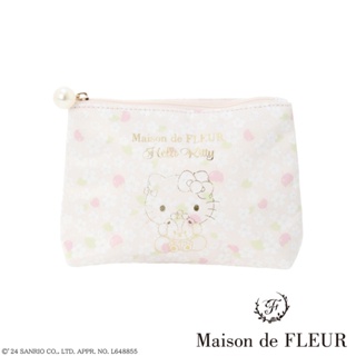 Maison de FLEUR 夏日水果系列Hello Kitty刺繡燙金方形手拿包(8A41FJJ2500)