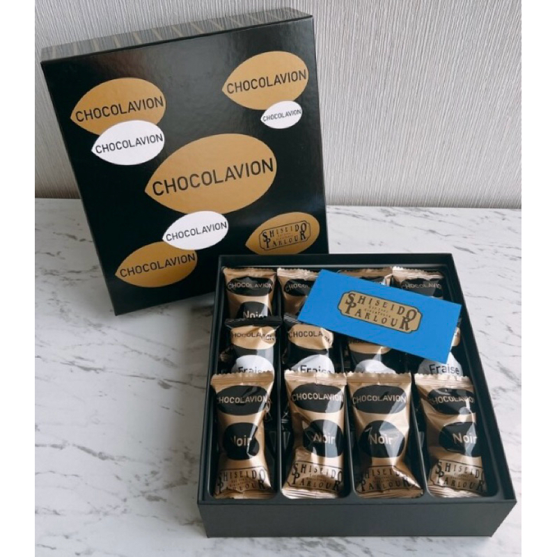 🌸《現貨一盒》日本 東京銀座資生堂パーラー巧克力CHOCOLAVION零食SHISEIDO PARLOUR