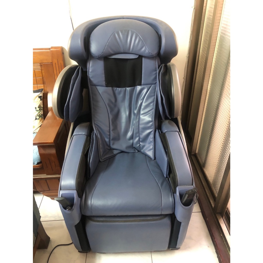 OSIM 天王椅 OS-808 按摩椅 寶藍色 全機換皮如新