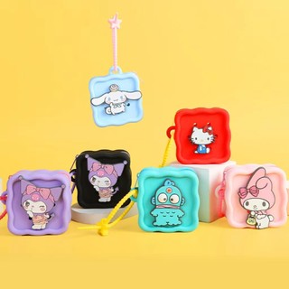正版 三麗鷗矽膠零錢包 Hello Kitty 酷洛米 人魚漢頓 矽膠零錢包 矽膠耳機收納包