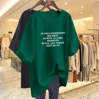 衣藝舍 大碼女裝上衣 棉t 夏季衣服女生 短袖t恤 女裝 寬鬆上衣 中長款 長版上衣 寬鬆上衣短袖 顯瘦 圓領 休閒上衣