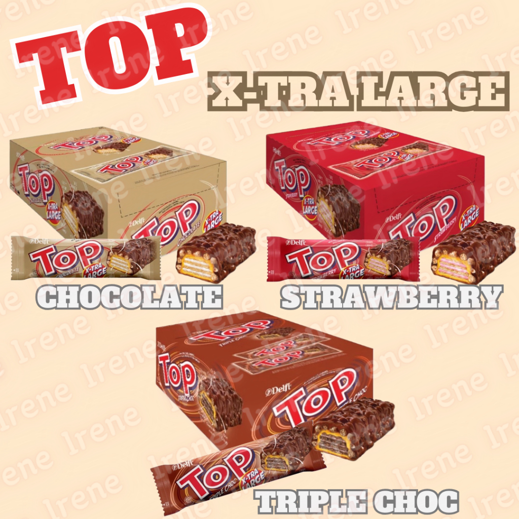 🇮🇩印尼 DELFI TOP X-TRA LARGE Wafer CHOCOLATE 巧克力脆米威化餅 1pcs(1入)