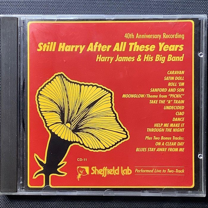 TAS榜/Harry James哈利詹姆斯/小號 與他的樂團-哈利別來無恙 1989年美國A1首版無ifpi喇叭花唱片