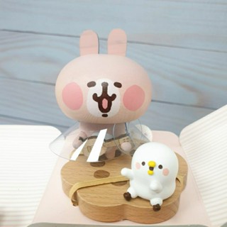 正版現貨💟卡娜赫拉的小動物 彈簧搖頭公仔 P助與粉紅兔兔彈吉他 搖晃公仔 交換禮物 木頭公仔 擺飾品 禮物