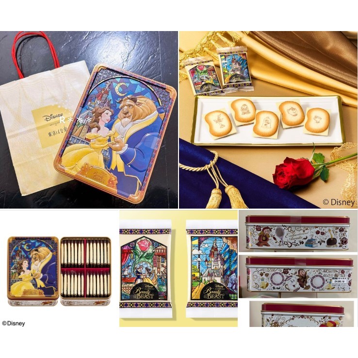 現貨。東京奈奈TOKYO BANANA&amp;Disney推出「美女與野獸／香蕉巧克力夾心餅乾」28枚(附紙袋)