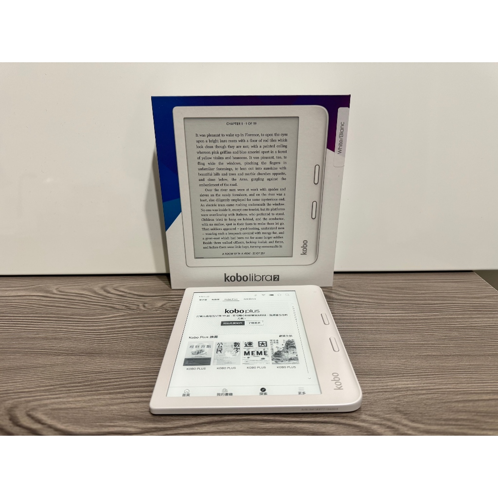 [二手] 樂天 kobo libra 2 電子 閱讀器 [32GB /白 / 7吋] + 原廠保護殼 電子書 公司貨