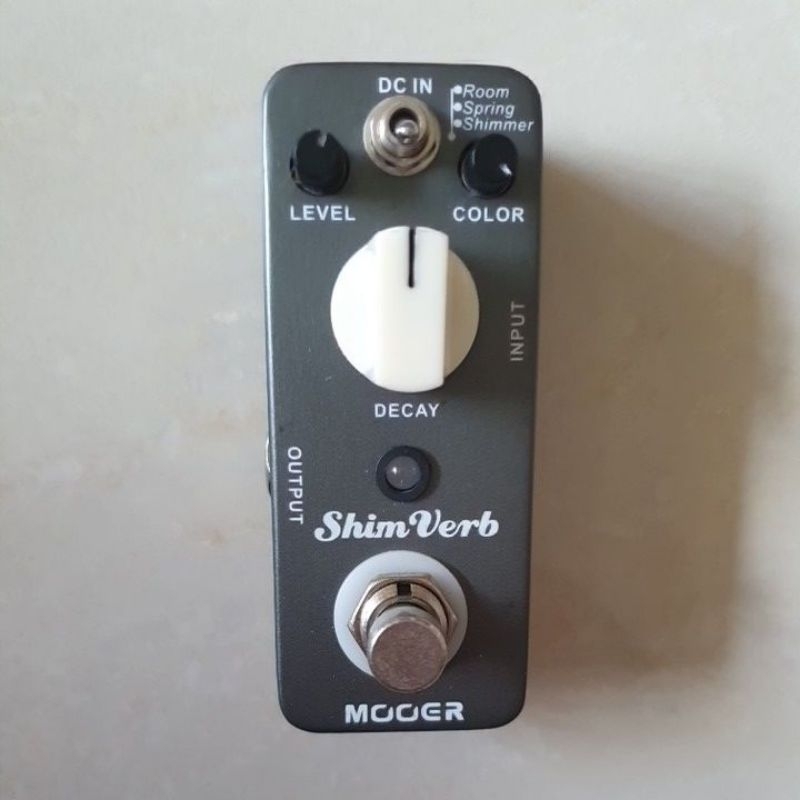 MOOER Shim Verb Digital Reverb 混聲單快效果器 效果器 [Reverb] [mini]