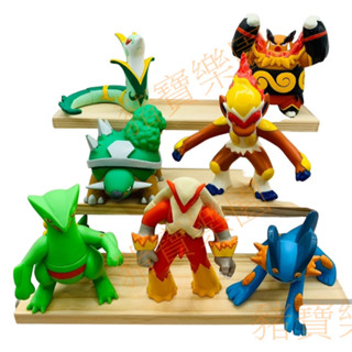 【豬寶樂園】現貨 絕版 日版 萬代 BANDAI 任天堂 寶可夢 神奇寶貝 巨沼怪 火焰雞 蜥蜴王 烈焰猴 土臺龜 公仔
