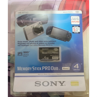 <<現貨清倉庫存品>>SONY Memory Stick PRO Duo Mark2 記憶卡 4GB記憶卡