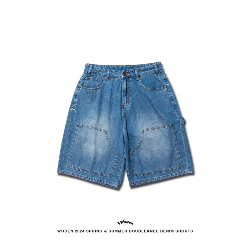 WODEN 2024 Spring & Summer Doubleknee Denim Shorts短褲