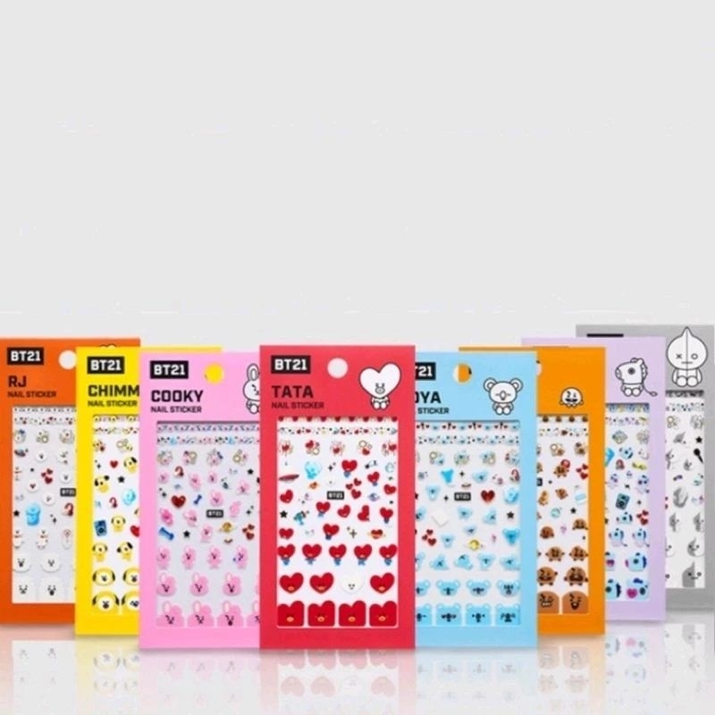 💜現貨💜BT21 角色美甲貼