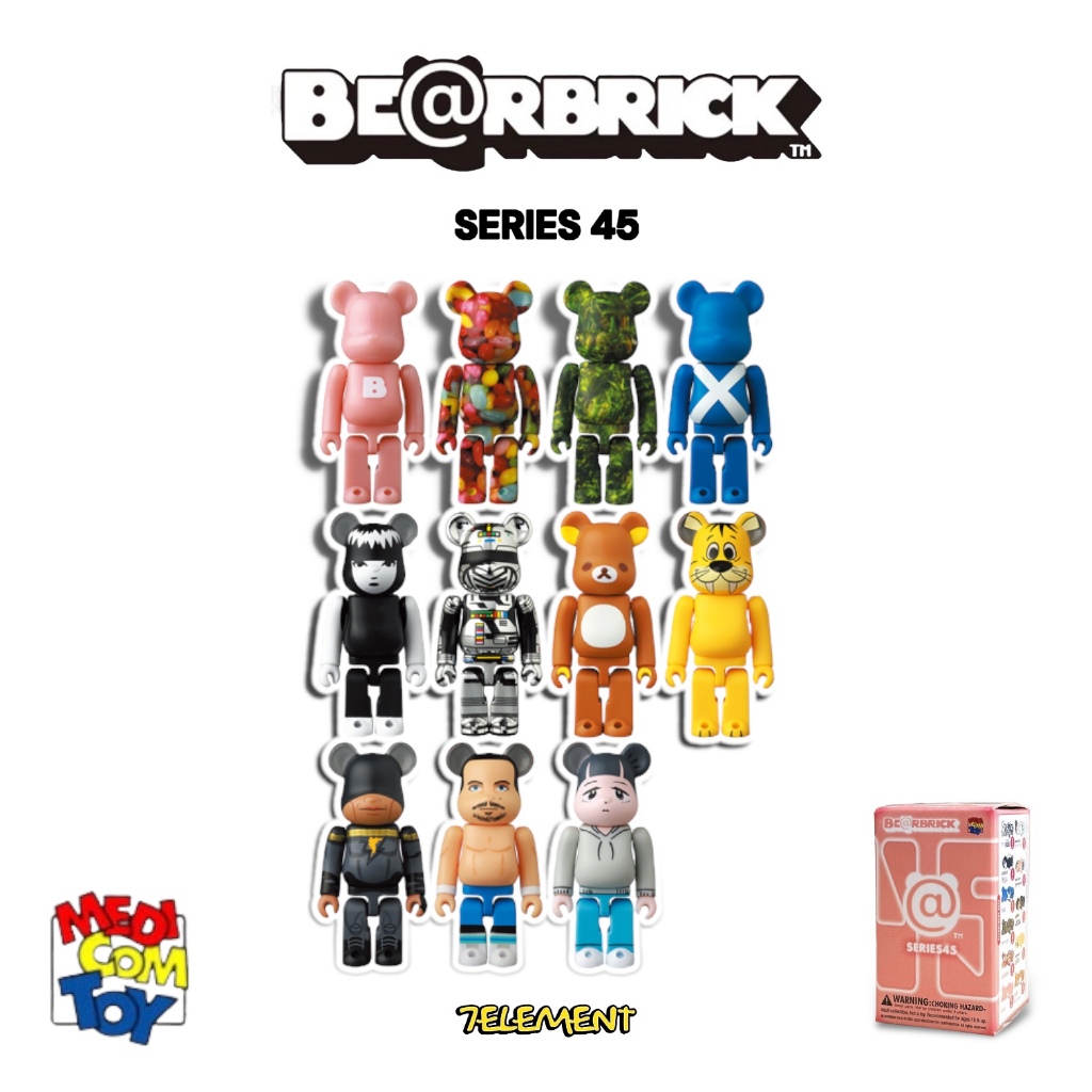 BE@RBRICK SERIES 45代 庫柏力克 庫柏力克熊 隱藏 單抽 中盒 MILO MMJ 摩登原始人 拉拉熊