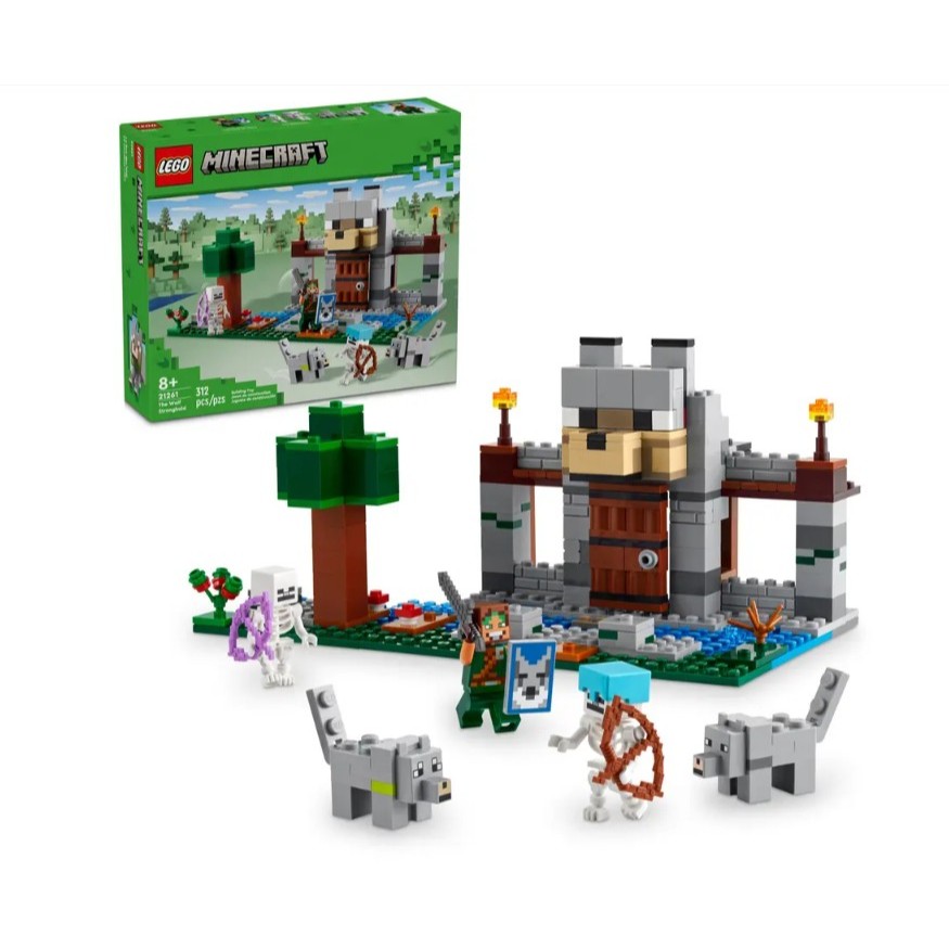 LEGO 21261 狼要塞 Minecraft 麥塊系列 樂高公司貨 永和小人國玩具店A61